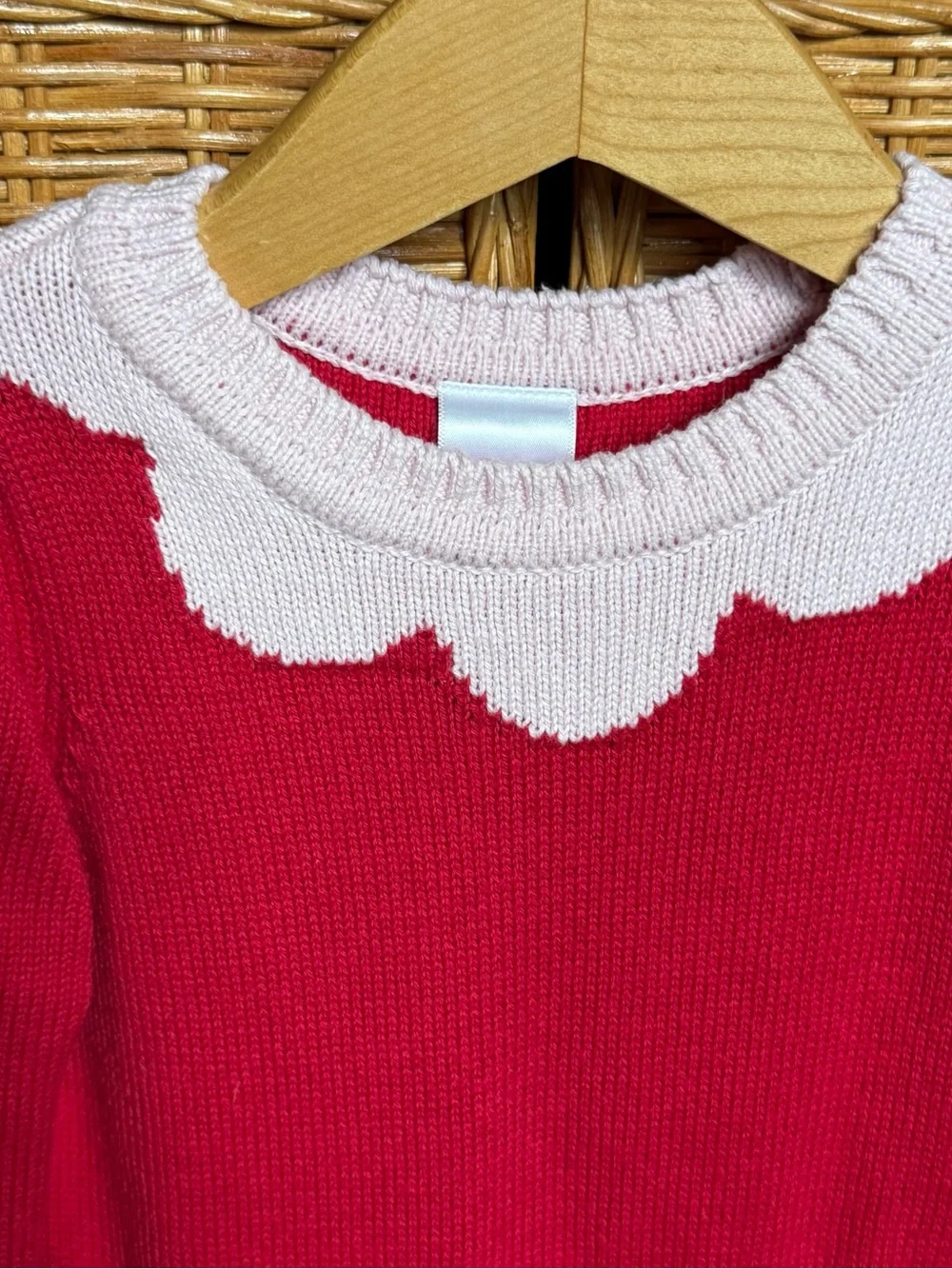 Gymboree Red & pink heart sweater dress
